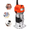 Kit Fresadora Tupi 6.35mm 600w Recortadora 30000rpm+15 Fresa - Imagen 3